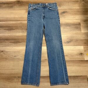 Vintage 80s Levis 517 Orange Tab Jeans Mens 34x34 Boot cut USA